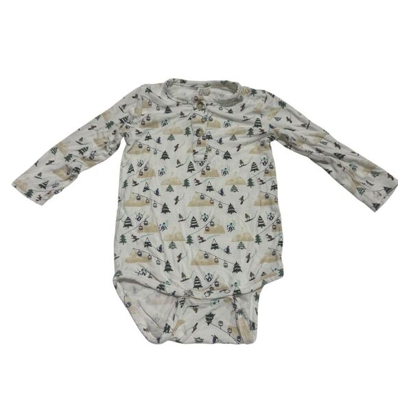 Kate Quinn Winter Novelty Printed Bamboo Long Sleeve Onesie - Picture 1 of 4